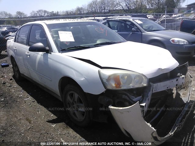 1G1ZT52865F299425 - 2005 CHEVROLET MALIBU LS 白色 照片 1