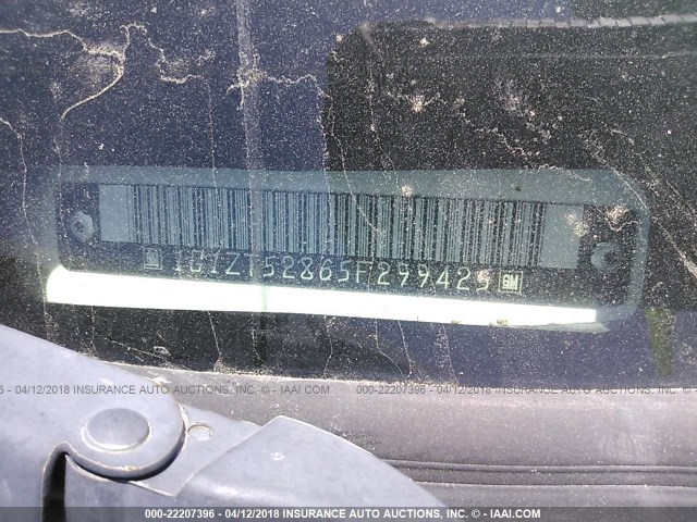 1G1ZT52865F299425 - 2005 CHEVROLET MALIBU LS 白色 照片 9