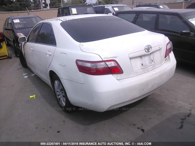 4T1BE46K07U725008 - 2007 TOYOTA CAMRY NEW GENERAT CE/LE/XLE/SE WHITE photo 3