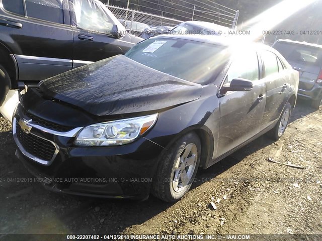 1G11C5SA3GU128467 - 2016 CHEVROLET MALIBU LIMITED LT BLACK photo 2