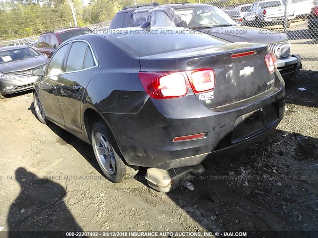 1G11C5SA3GU128467 - 2016 CHEVROLET MALIBU LIMITED LT BLACK photo 3