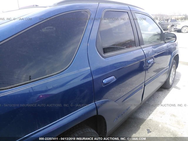 3G7DB03E15S542998 - 2005 PONTIAC AZTEK BLACK photo 4