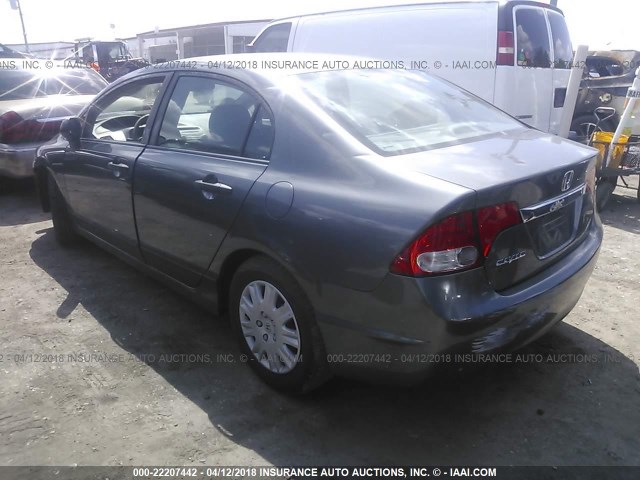 19XFA1F34BE007476 - 2011 HONDA CIVIC VP GRAY photo 3