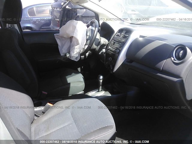 3N1CE2CP2FL440979 - 2015 NISSAN VERSA NOTE S/S PLUS/SV/SL/SR SILVER photo 5