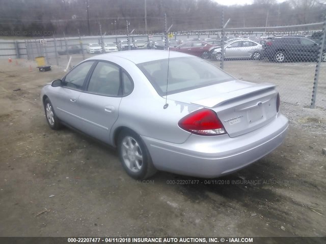 1FAFP56U96A236944 - 2006 FORD TAURUS SEL SILVER photo 3