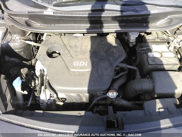 KNADN4A38C6092430 - 2012 KIA RIO EX/SX BLACK photo 10