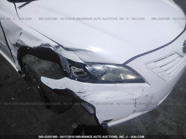 4T1BE46K67U595560 - 2007 TOYOTA CAMRY NEW GENERAT CE/LE/XLE/SE WHITE photo 6