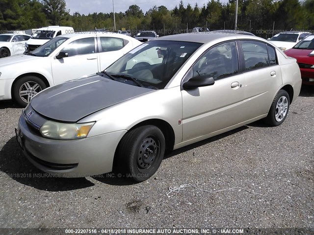 1G8AJ52F14Z126749 - 2004 SATURN ION LEVEL 2 GOLD photo 2