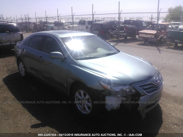 4T1BF3EK4BU731329 - 2011 TOYOTA CAMRY SE/LE/XLE TURQUOISE photo 1