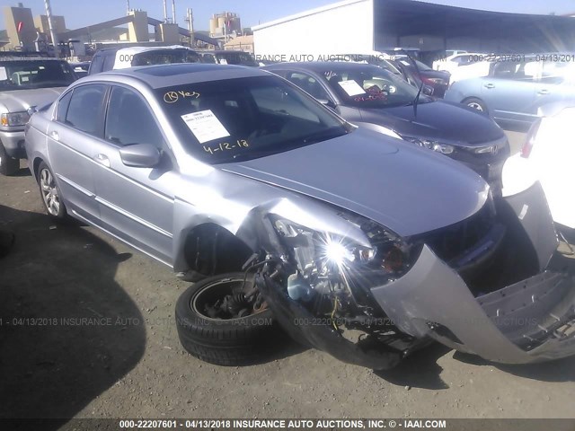 1HGCP26808A132295 - 2008 HONDA ACCORD EXL SILVER photo 1