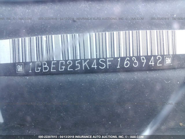 1GBEG25K4SF163942 - 1995 CHEVROLET G20 Dark Blue photo 9