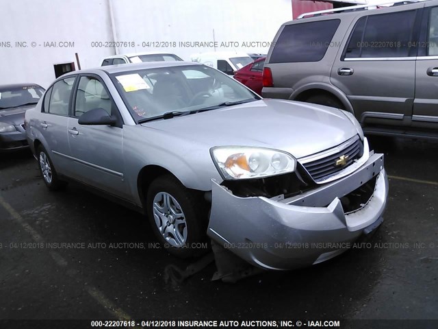 1G1ZS58F77F110776 - 2007 CHEVROLET MALIBU LS ვერცხლისფერი ფოტო 1
