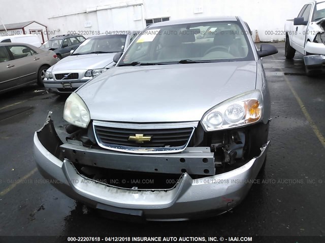 1G1ZS58F77F110776 - 2007 CHEVROLET MALIBU LS ვერცხლისფერი ფოტო 6