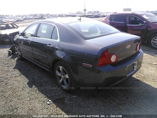 1G1ZC5E13BF101264 - 2011 CHEVROLET MALIBU 1LT 灰色 照片 3