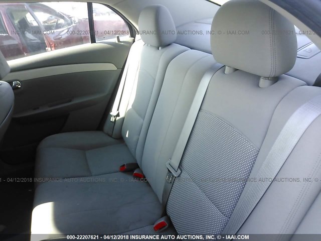 1G1ZC5E13BF101264 - 2011 CHEVROLET MALIBU 1LT 灰色 照片 8