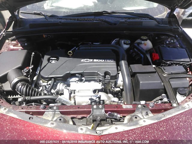 1G1ZB5STXGF210157 - 2016 CHEVROLET MALIBU LS MAROON photo 10