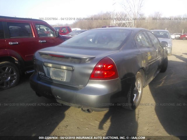 2G2WS522951210239 - 2005 PONTIAC GRAND PRIX GT GRAY photo 4