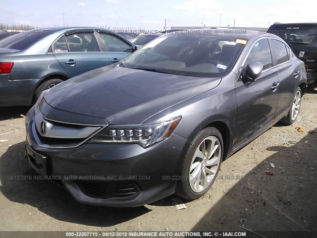 19UDE2F75HA003907 - 2017 ACURA ILX PREMIUM/TECH GRAY photo 2