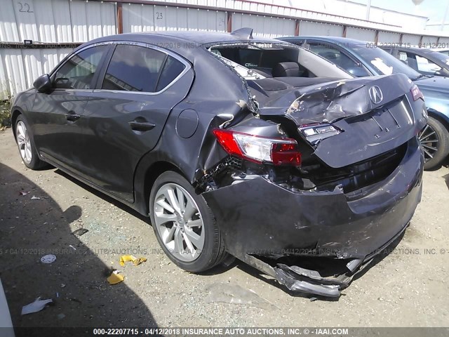 19UDE2F75HA003907 - 2017 ACURA ILX PREMIUM/TECH GRAY photo 3