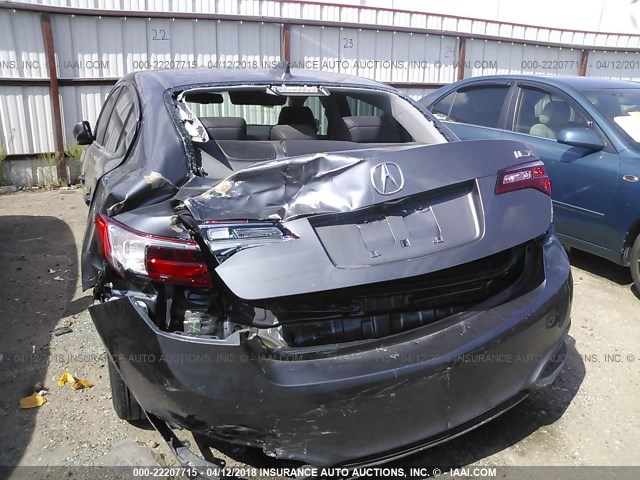 19UDE2F75HA003907 - 2017 ACURA ILX PREMIUM/TECH GRAY photo 6