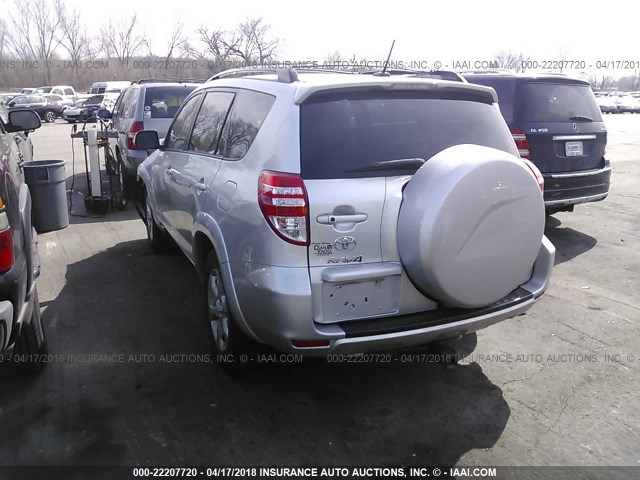 2T3DF4DV3BW092281 - 2011 TOYOTA RAV4 LIMITED Gümüş foto 3