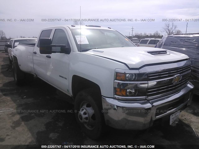 1GC4KYCY6HF115142 - 2017 CHEVROLET K3500 4X4 CREWCAB K3500 WHITE photo 1