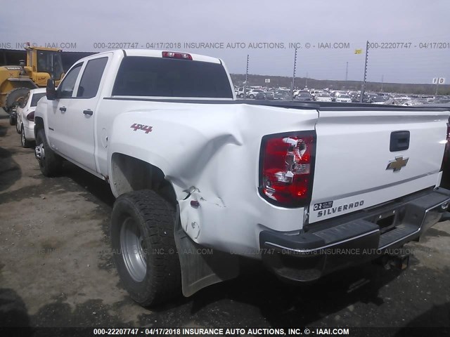 1GC4KYCY6HF115142 - 2017 CHEVROLET K3500 4X4 CREWCAB K3500 WHITE photo 3