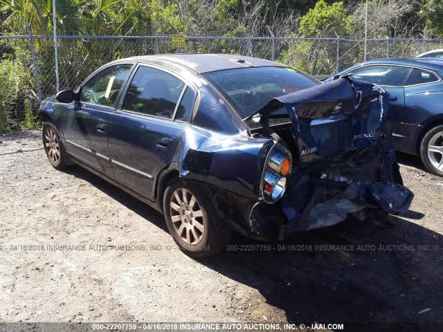 1N4AL11D85C312047 - 2005 NISSAN ALTIMA S/SL BLUE photo 3