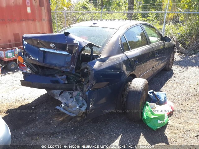 1N4AL11D85C312047 - 2005 NISSAN ALTIMA S/SL BLUE photo 4