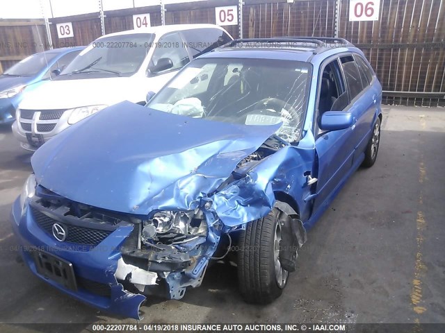 JM1BJ246531159286 - 2003 MAZDA PROTEGE PR5 蓝色 照片 2