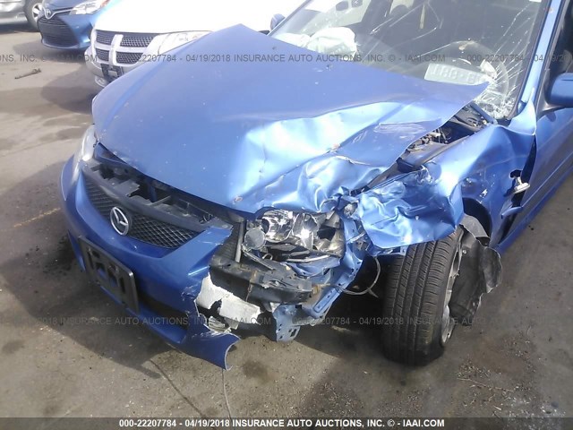 JM1BJ246531159286 - 2003 MAZDA PROTEGE PR5 蓝色 照片 6