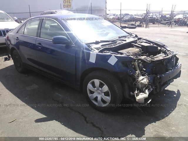 4T1BE46K89U309355 - 2009 TOYOTA CAMRY SE/LE/XLE BLUE photo 1
