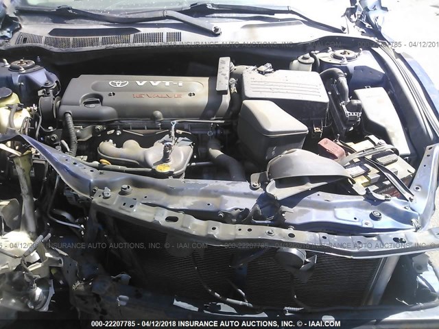 4T1BE46K89U309355 - 2009 TOYOTA CAMRY SE/LE/XLE BLUE photo 10