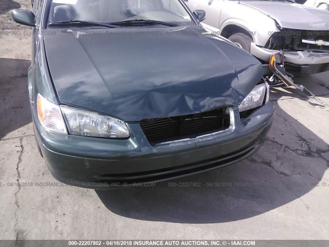 4T1BG22K0YU969683 - 2000 TOYOTA CAMRY CE/LE/XLE 绿色 照片 6