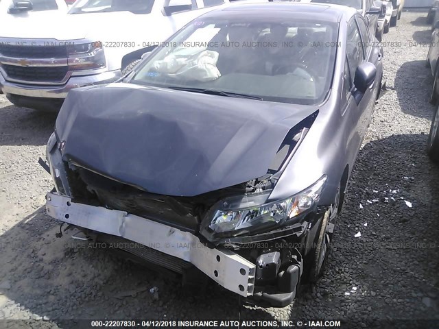19XFB2F9XEE046732 - 2014 HONDA CIVIC EXL GRAY photo 6