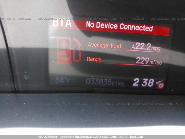 19XFB2F9XEE046732 - 2014 HONDA CIVIC EXL GRAY photo 7