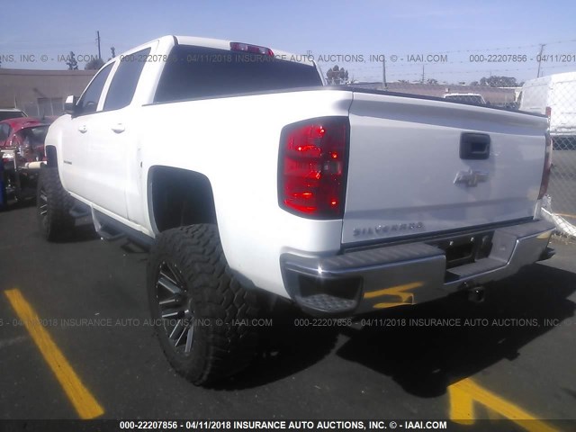 3GCPCRECXEG209469 - 2014 CHEVROLET SILVERADO C1500 LT WHITE photo 3