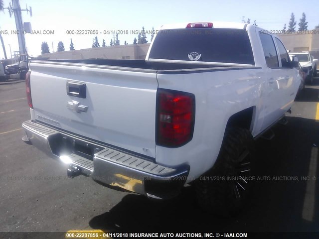 3GCPCRECXEG209469 - 2014 CHEVROLET SILVERADO C1500 LT WHITE photo 4