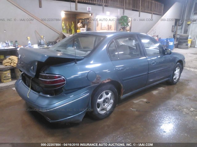1G3NB52MXX6324433 - 1999 OLDSMOBILE CUTLASS GL მწვანე ფოტო 4