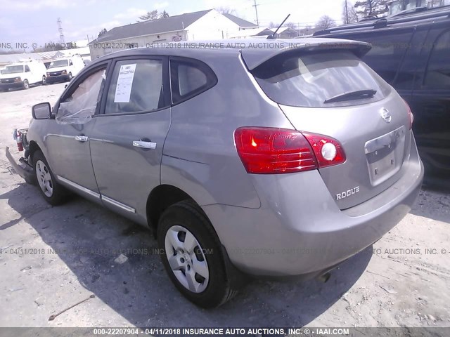 JN8AS5MV0DW658068 - 2013 NISSAN ROGUE S/SV GRAY photo 3