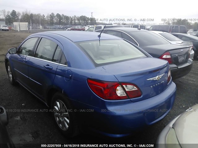 1C3LC46K47N513841 - 2007 CHRYSLER SEBRING BLUE photo 3