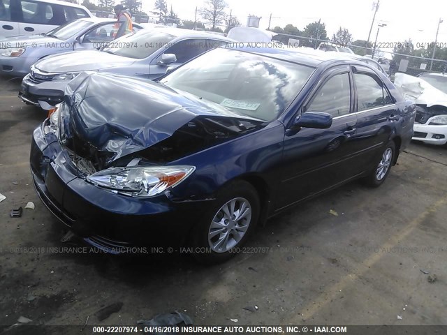 4T1BF32KX4U078996 - 2004 TOYOTA CAMRY LE/XLE/SE Mavi foto 2