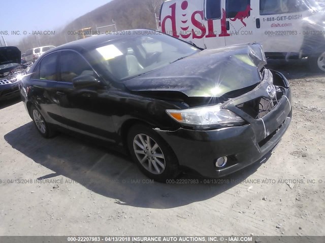 4T1BF3EK5BU593378 - 2011 TOYOTA CAMRY SE/LE/XLE GREEN photo 1