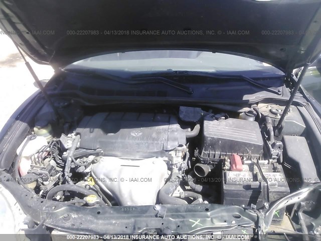 4T1BF3EK5BU593378 - 2011 TOYOTA CAMRY SE/LE/XLE GREEN photo 10