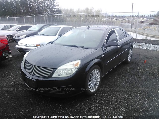 1G8ZV57717F222993 - 2007 SATURN AURA XR BLACK photo 2