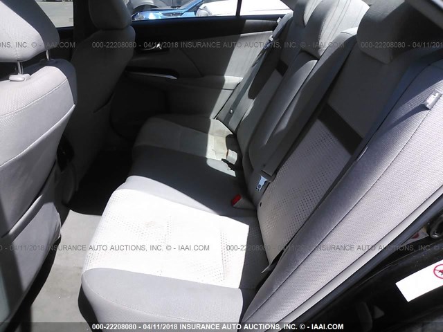 4T4BF1FK2CR231910 - 2012 TOYOTA CAMRY SE/LE/XLE შავი ფოტო 8