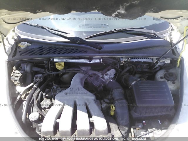 3C3EY55E75T283866 - 2005 CHRYSLER PT CRUISER TOURING CREAM photo 10