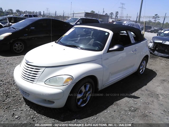 3C3EY55E75T283866 - 2005 CHRYSLER PT CRUISER TOURING CREAM photo 2