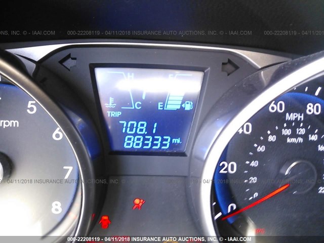 KM8JU3AC0BU223780 - 2011 HYUNDAI TUCSON GLS/LIMITED შავი ფოტო 7