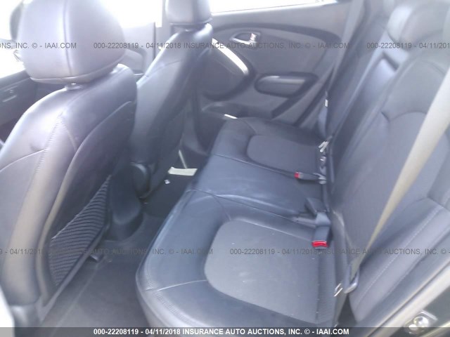 KM8JU3AC0BU223780 - 2011 HYUNDAI TUCSON GLS/LIMITED შავი ფოტო 8